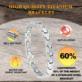 KYOSI pulsera magnética de titanio, uso diario ligero.