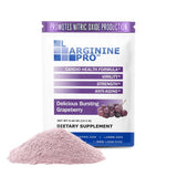L-ARGININE PRO con paquetes de porciones individuales para uso diario.
