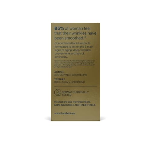 La Cabine Revive Elixir – envase transparente mostrando fórmula para una piel radiante.