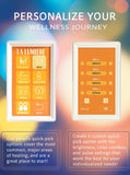 La Lumiere Therapy panel conexion-inalambrica: control desde la aplicación para mayor conveniencia.