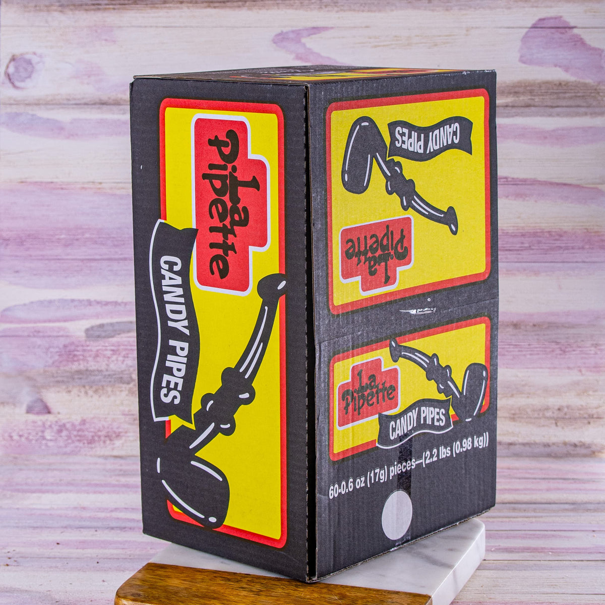 La Pipette pipa de regaliz negro, recuerdo nostálgico para el hogar.