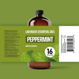 LAB BULKS ESSENTIAL OIL Pack doble de aceite de menta para difusores y velas