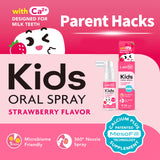 LAB52 Kids Oral Spray: aplicación en boca para premiar el cepillado