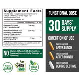 LABO Nutrition VesseCLEAR CX cápsulas: liberación retardada para absorción sostenida