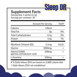 LABO Nutrition Sleep DR, sin melatonina, opción natural para apoyo nocturno.