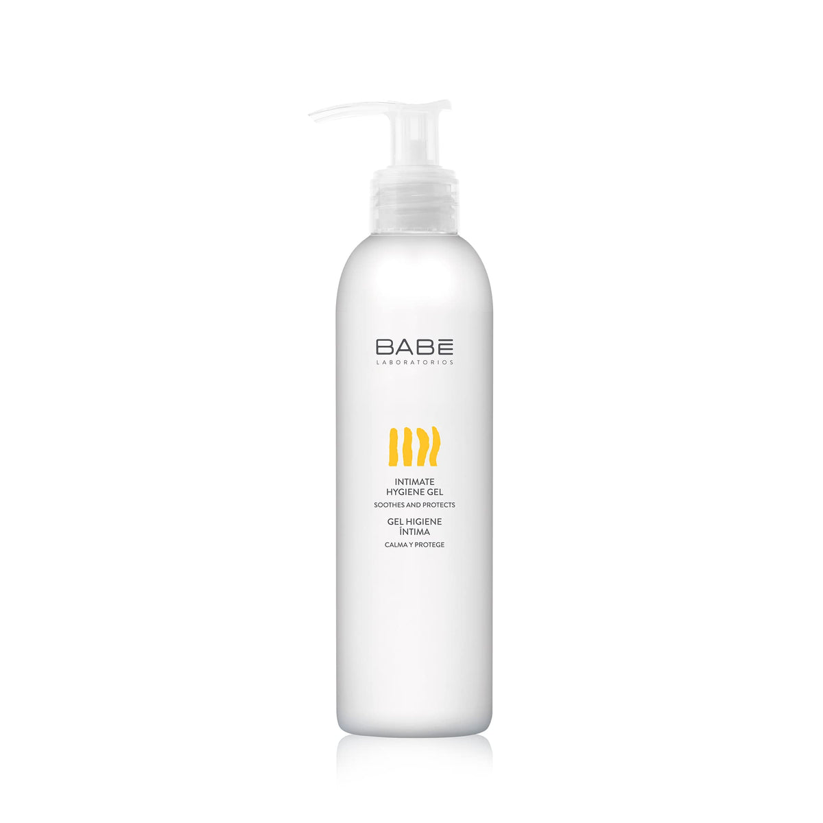 LABORATORIOS BABE gel higiene íntima 250 ml, vista frontal, sensación de frescura suave