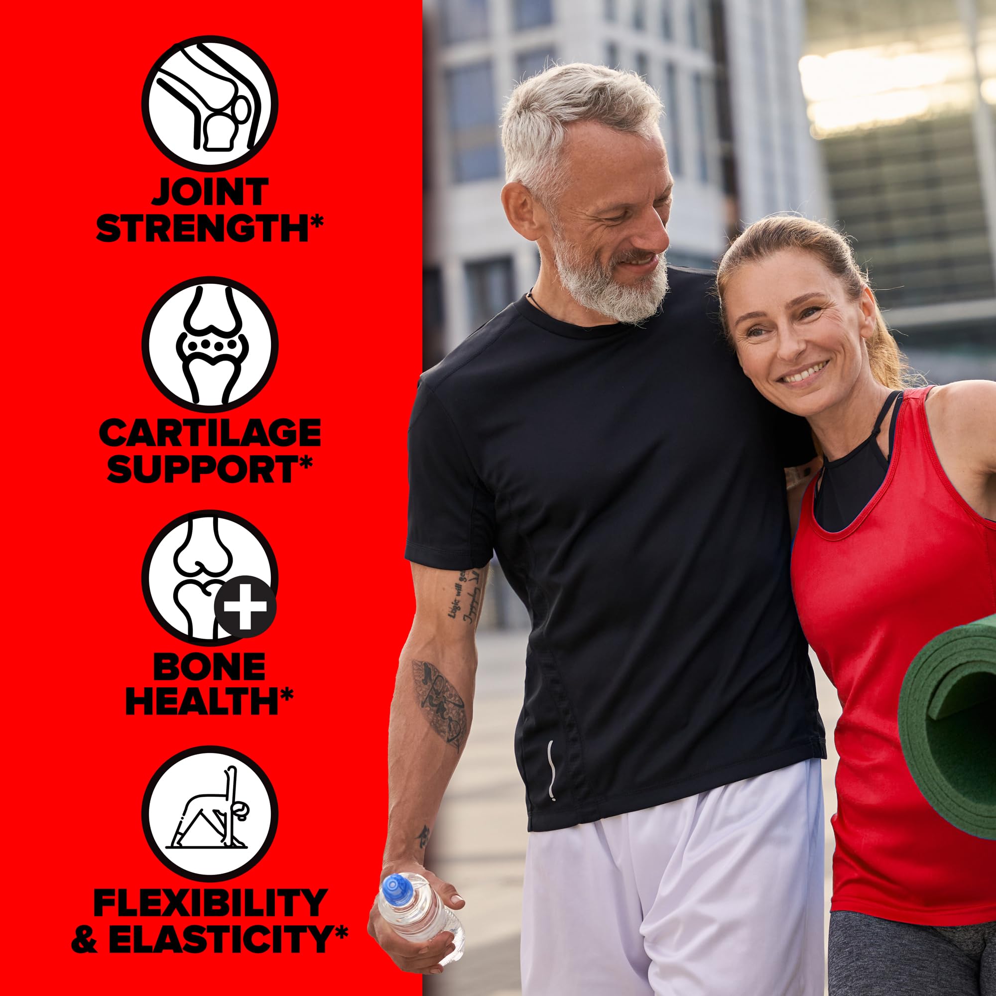 Labrada Elastijoint etiqueta-fruta-punch, información clara y sin gluten.