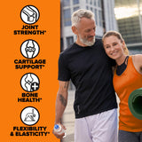 Labrada Elastijoint vaso con bebida naranja lista para consumo tras entrenamiento