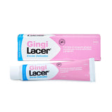 Pasta de dientes Gingi de Lacer para cuidado diario con aroma suave.