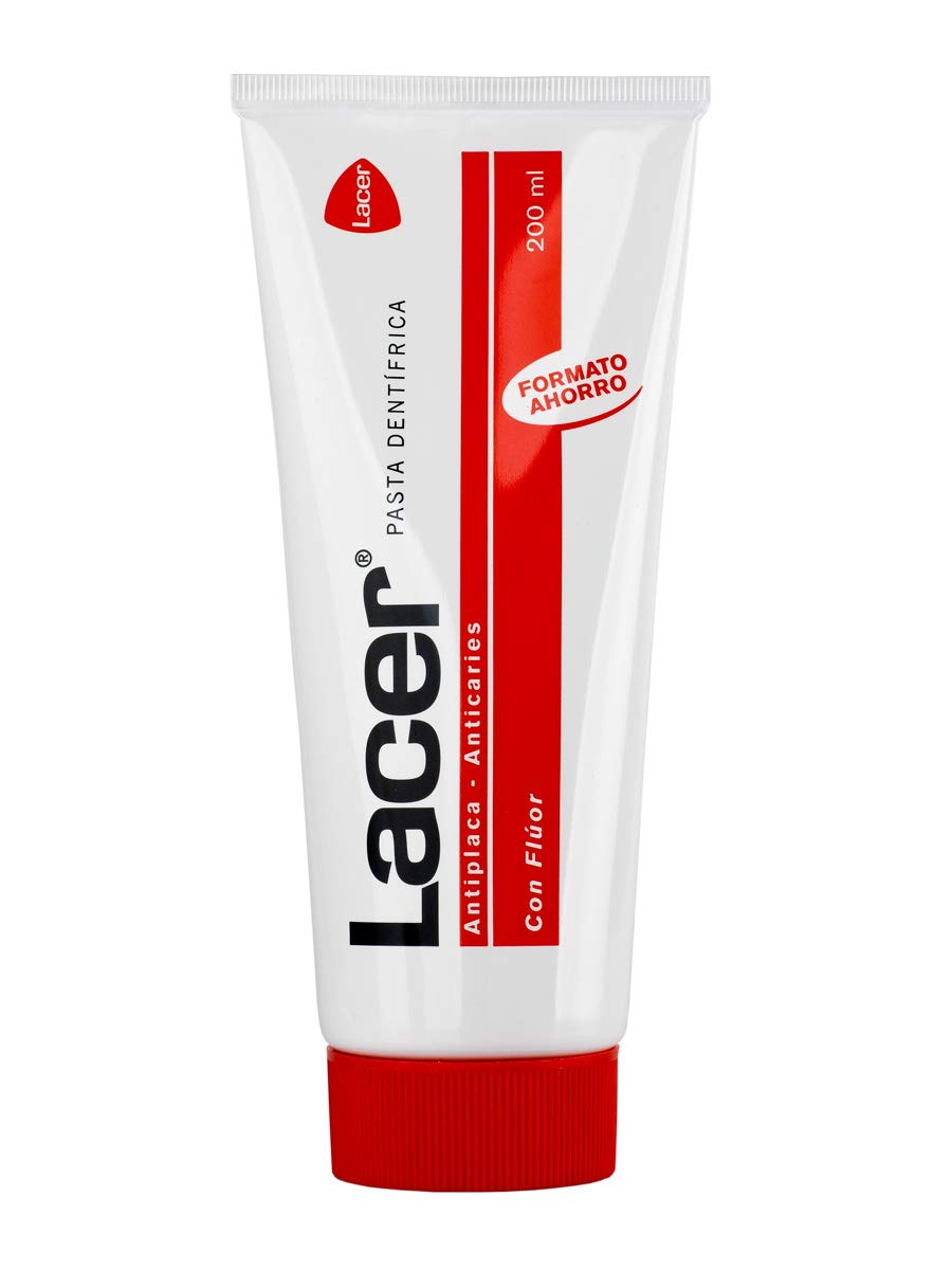 Pasta dental Lacer 200 ml lacer-pasta-dental-200ml-tubo: limpieza diaria y aliento fresco.