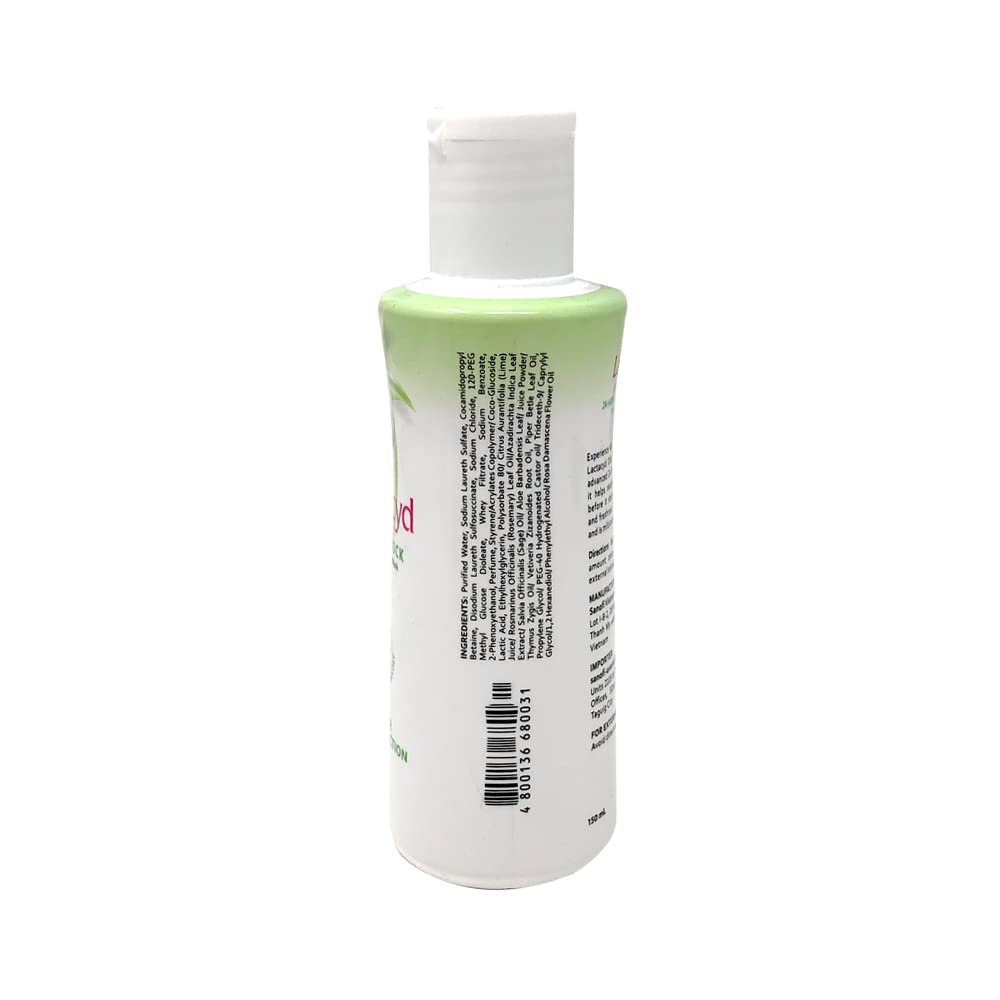 Lactacyd Fresh, derrame: aplicación suave para limpieza delicada y confortable.