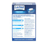 Caplets de Lactaid Fast Act útiles en restaurantes y salidas.