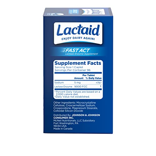 Uso diario familiar con Lactaid Fast Act a diario.