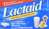 Lactaid Fuerza Extra, frente del envase, opción rápida para comer con tranquilidad.