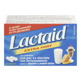 Lactaid Fuerza Extra, tabletas sueltas, textura y tamaño fáciles de masticar.