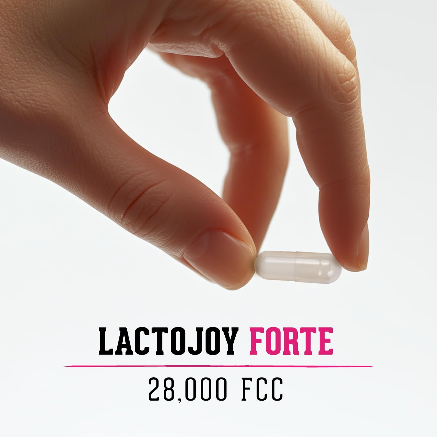 LactoJoy Forte depósito de 6 horas: protección constante desde el primer bocado.