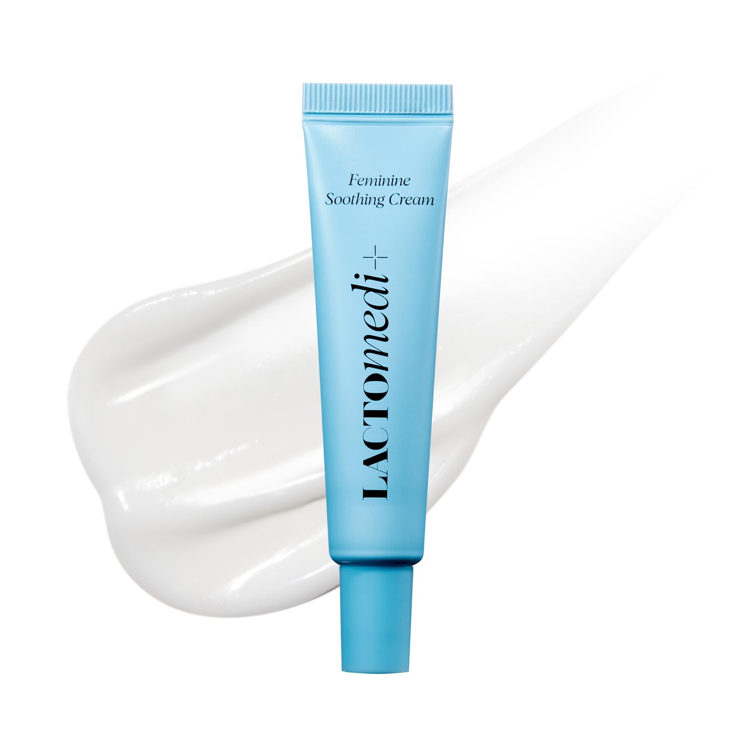 LACTOMEDI crema femenina en envase de 15ml para uso diario suave.