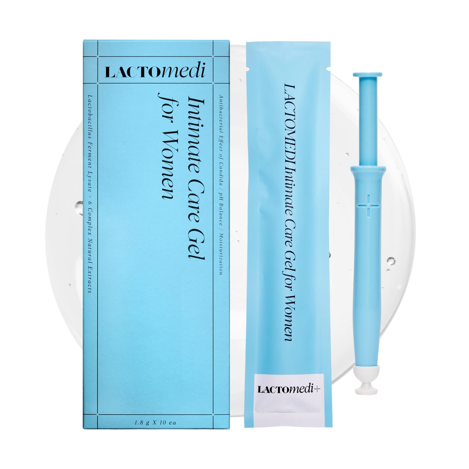 Lactomedi Gel Íntimo: envase de aplicación para uso higiénico y cómodo.