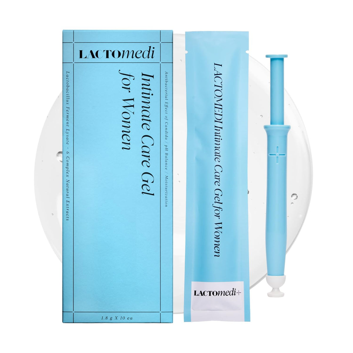 Lactomedi Gel Íntimo: envase de aplicación para uso higiénico y cómodo.