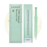 Lactomedi gel íntimo PDRN, enfoque en empaque, mejora elasticidad y confort.