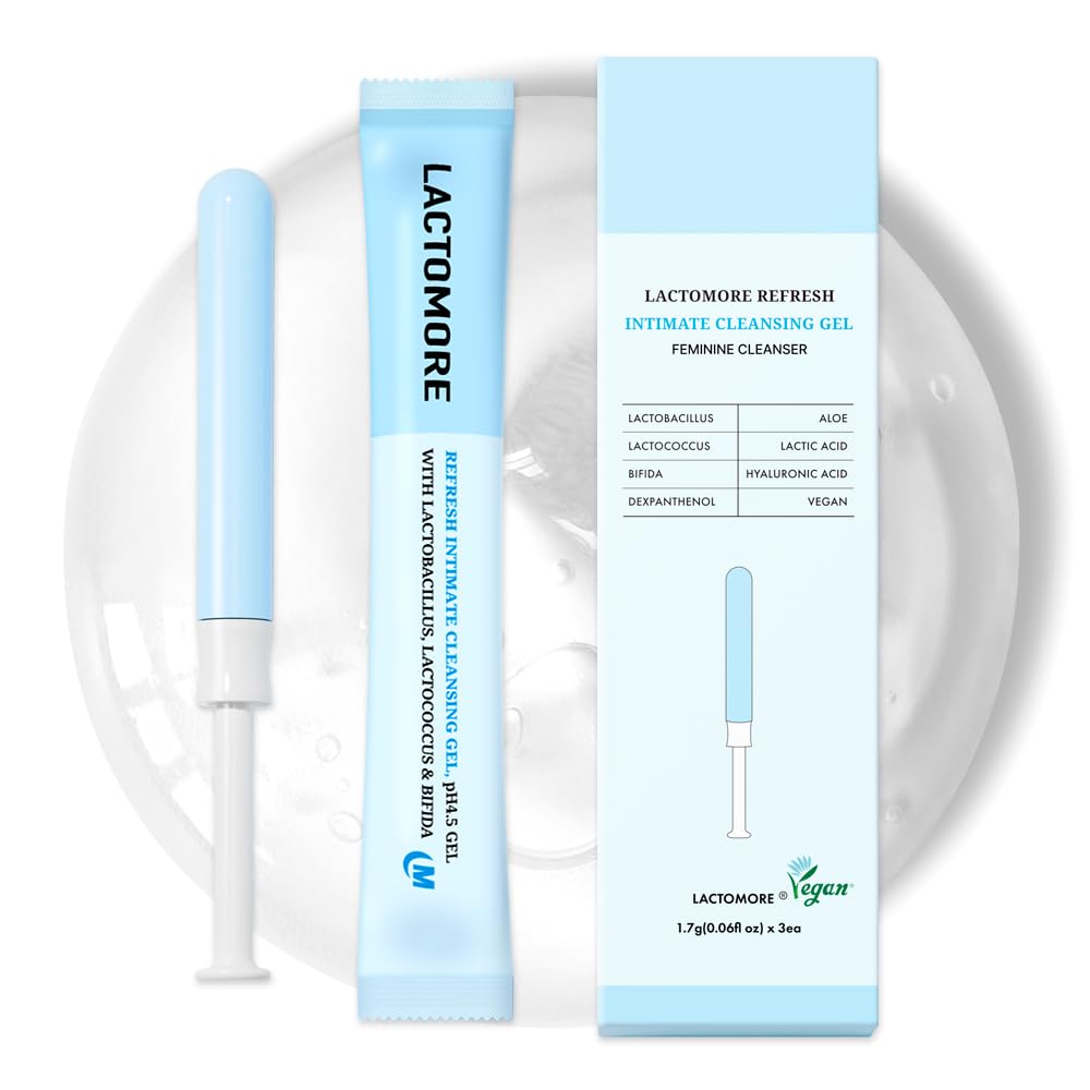 LACTOMORE Refresh gel íntimo envase para uso diario y sensación fresca.