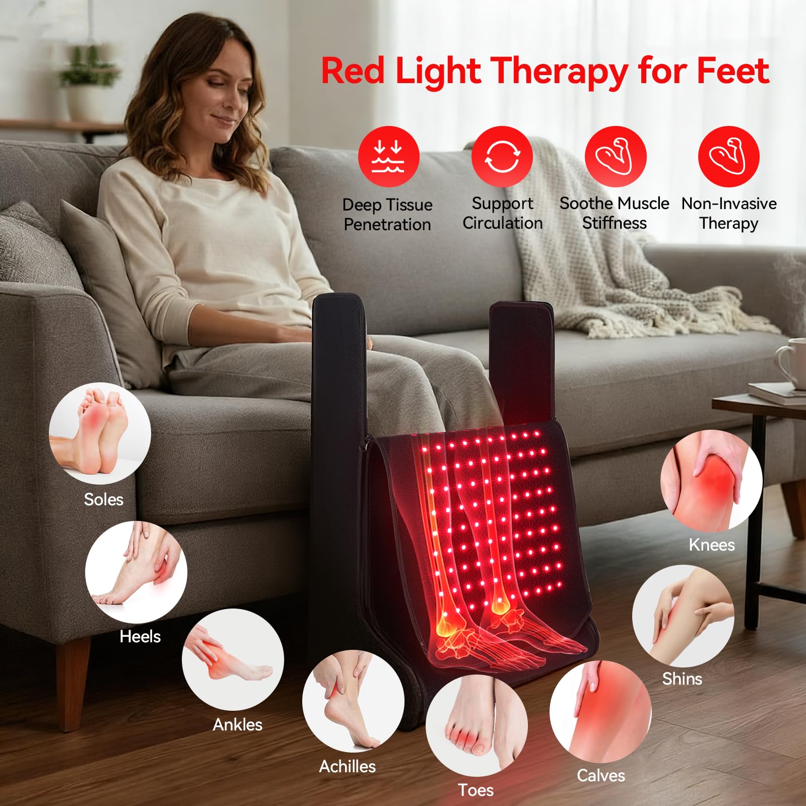 LAFCARE función de calor suave para crear ambiente relajante.