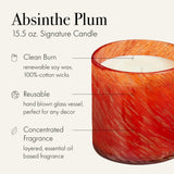 LAFCO New York Absinthe Plum, cera de soja limpia, aroma suave y duradero.