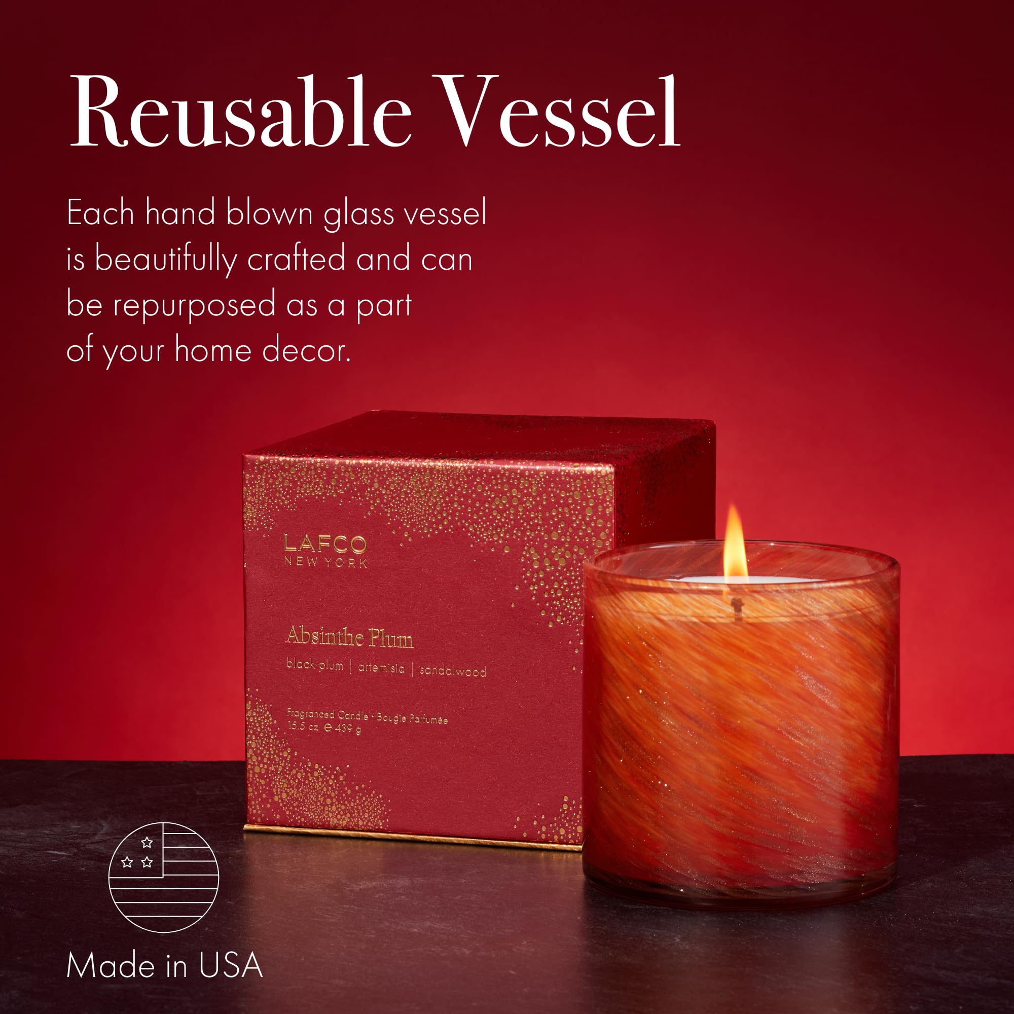 LAFCO New York Absinthe Plum, regalo perfecto para amantes de velas y experiencias sensoriales.