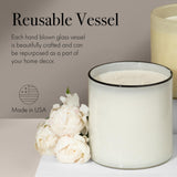 Vaso reutilizable de LAFCO, complemento decorativo tras la quema.