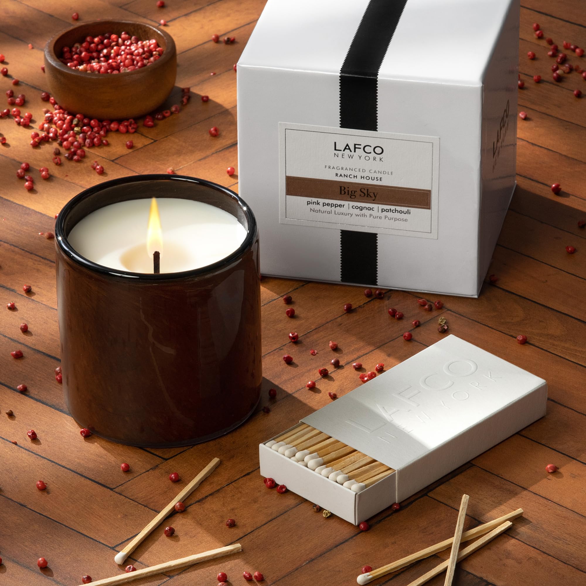 LAFCO New York Signature Big Sky, ambiente hogareño, mejora la experiencia sensorial.