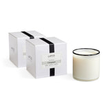 LAFCO New York Signature Candle Champagne, vaso de cristal soplado, embellece la mesa y crea ambientación.