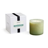 Vela LAFCO New York Signature Gardenia fresca frontal; aroma suave para sala