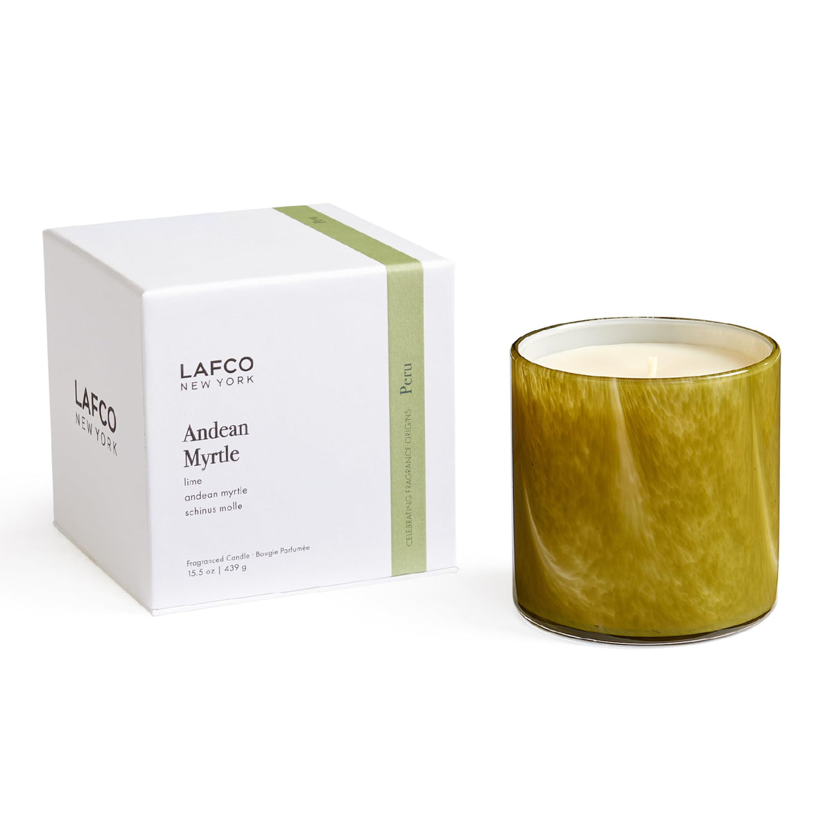 Vela LAFCO New York Andean Myrtle para crear ambiente cálido en casa.