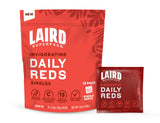 Envase del polvo Antioxidant Daily Reds de Laird Superfood para uso fácil.