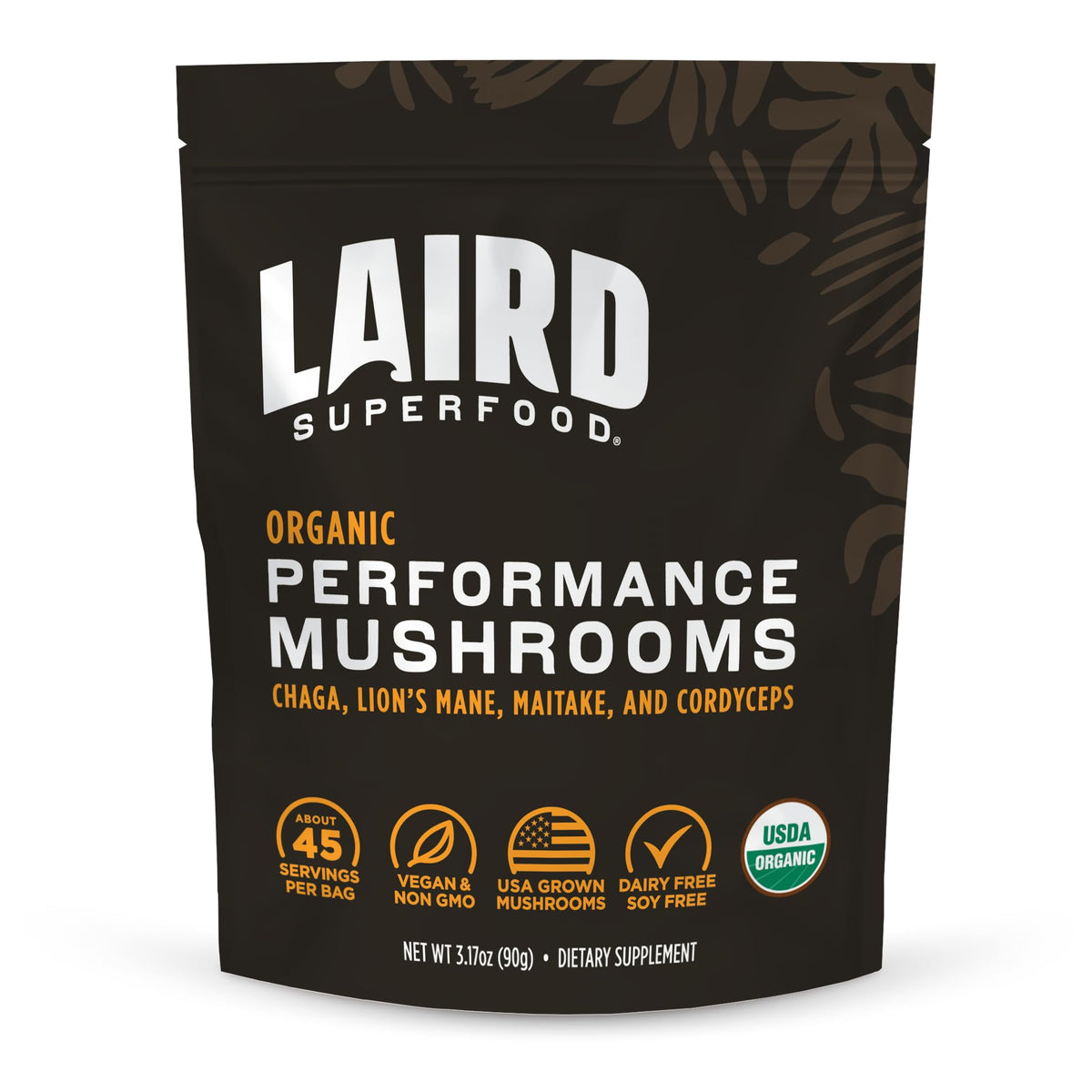 Laird Superfood: bolsa de mezcla de hongos orgánicos para energía sostenida.