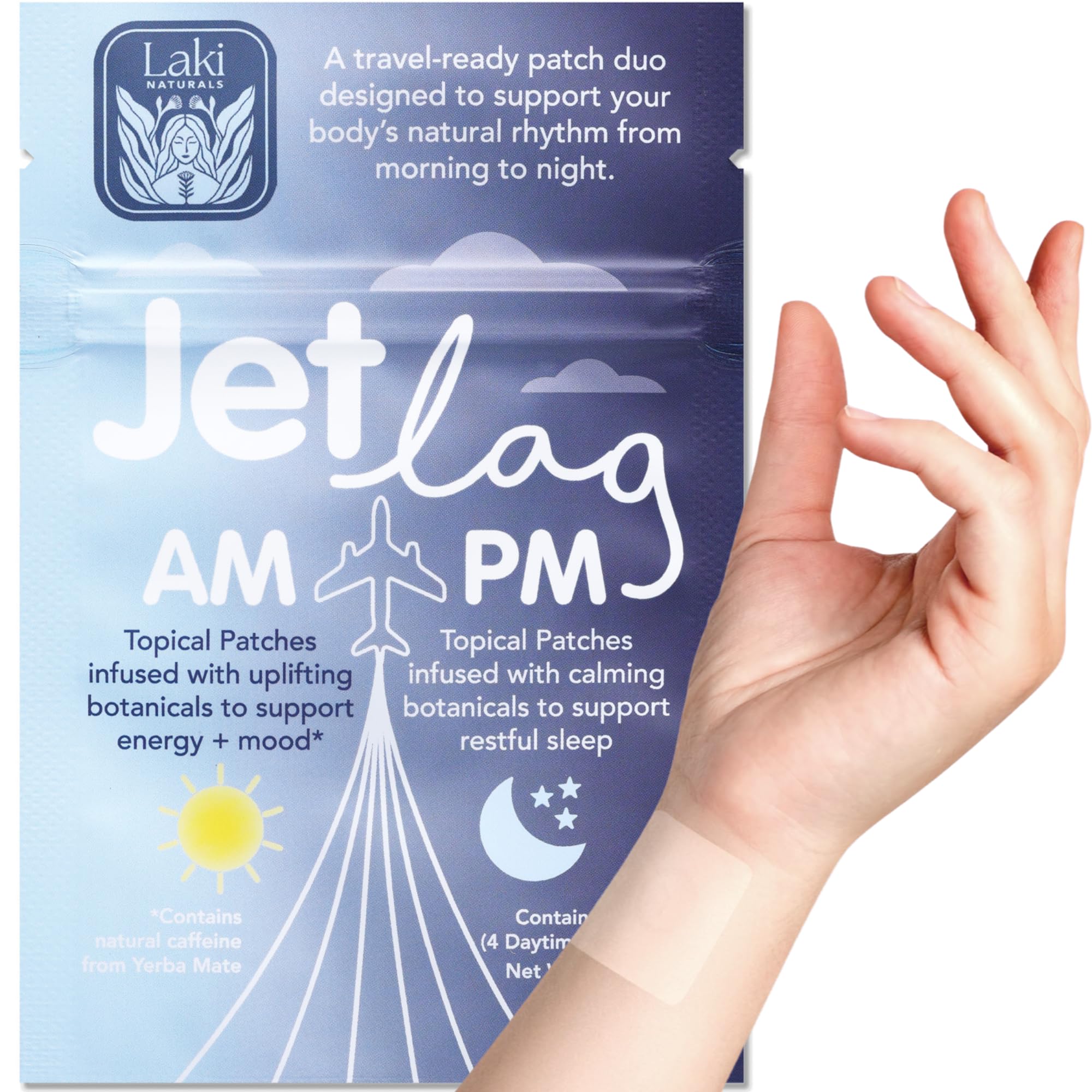 Parche AM de Laki Naturals para amanecer, energía suave para empezar el día.