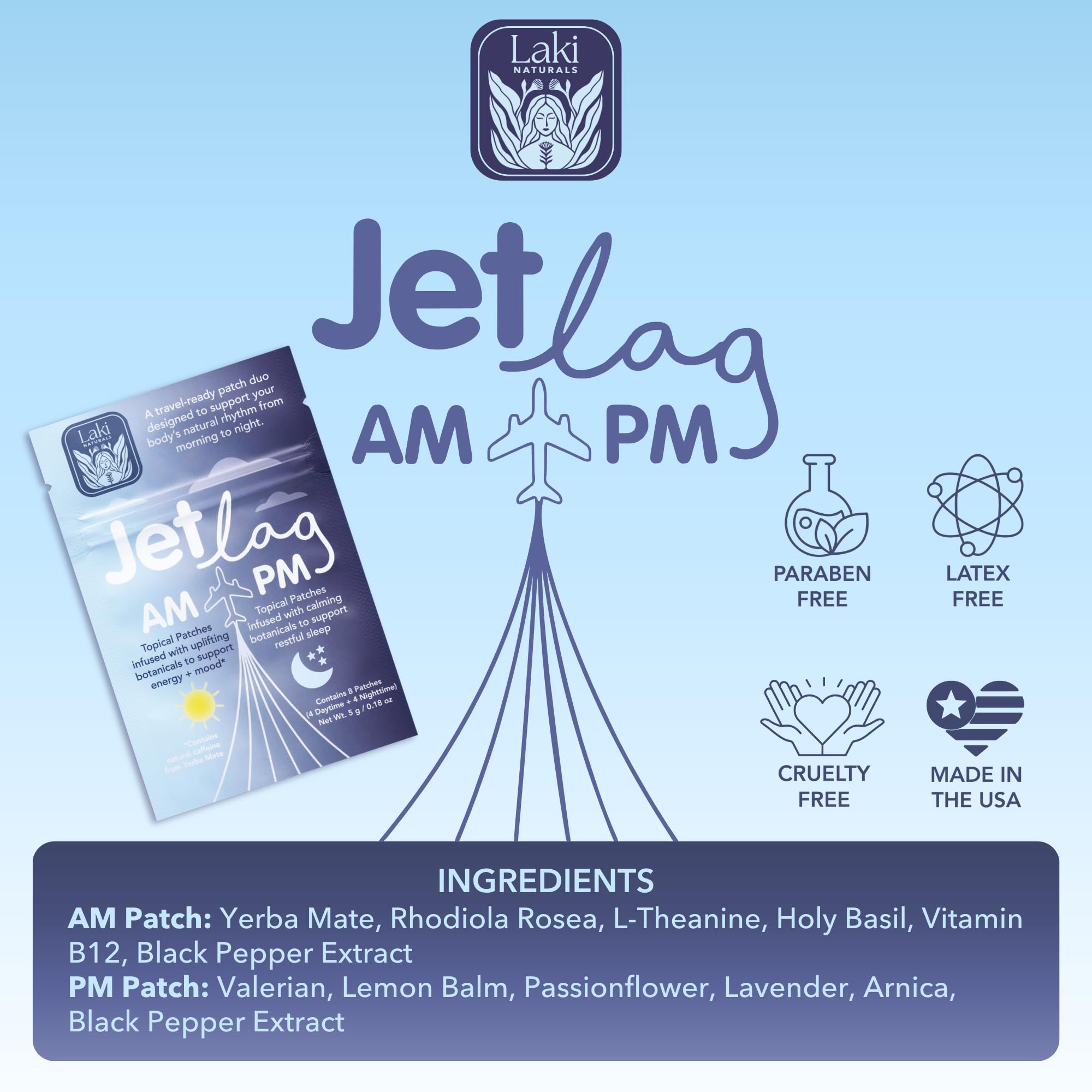 Combinan con Fly Calm Patch para soporte de viaje completo.