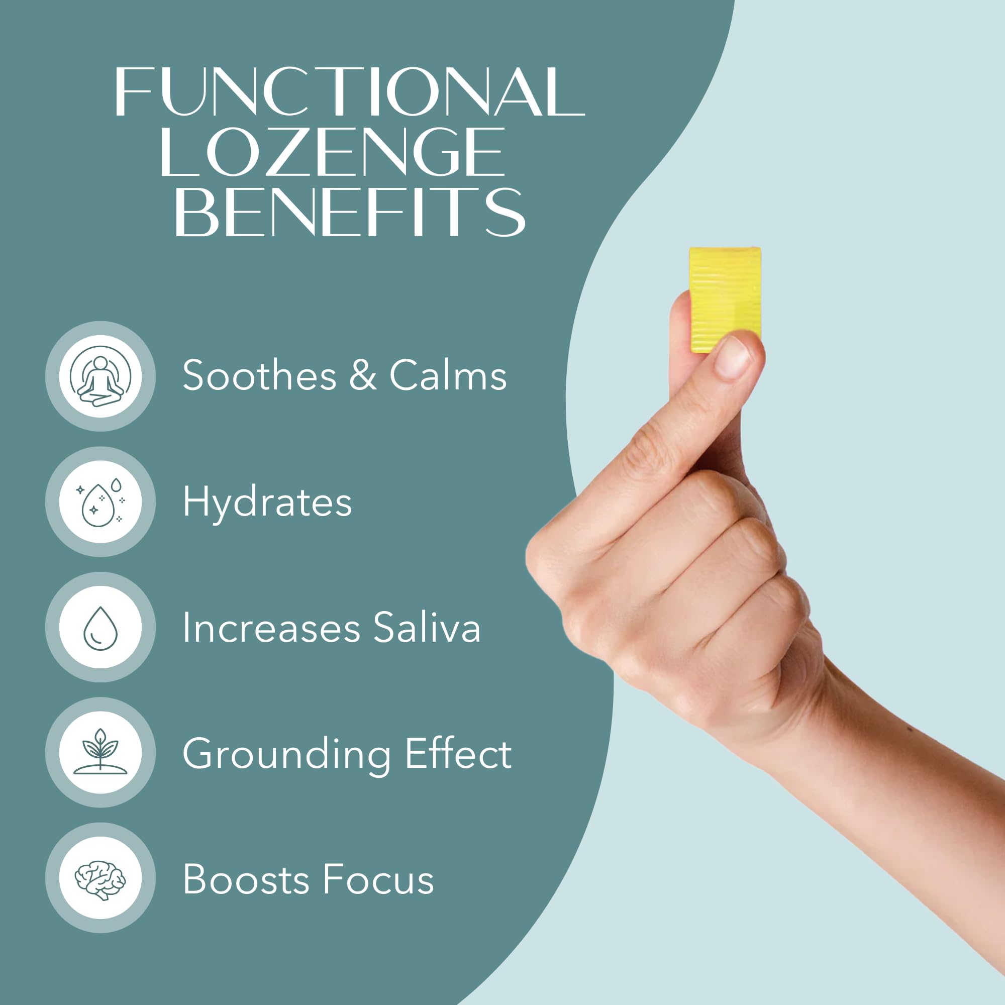Paquete de dos pastillas Laki Naturals, práctico para casa o viaje.