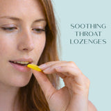 Pastillas sin azúcar Laki Naturals, sabor palomitas, calman la garganta.