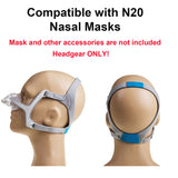 Diadema ajustable LALASTAR N20, talla mediana para mayor comodidad nocturna.