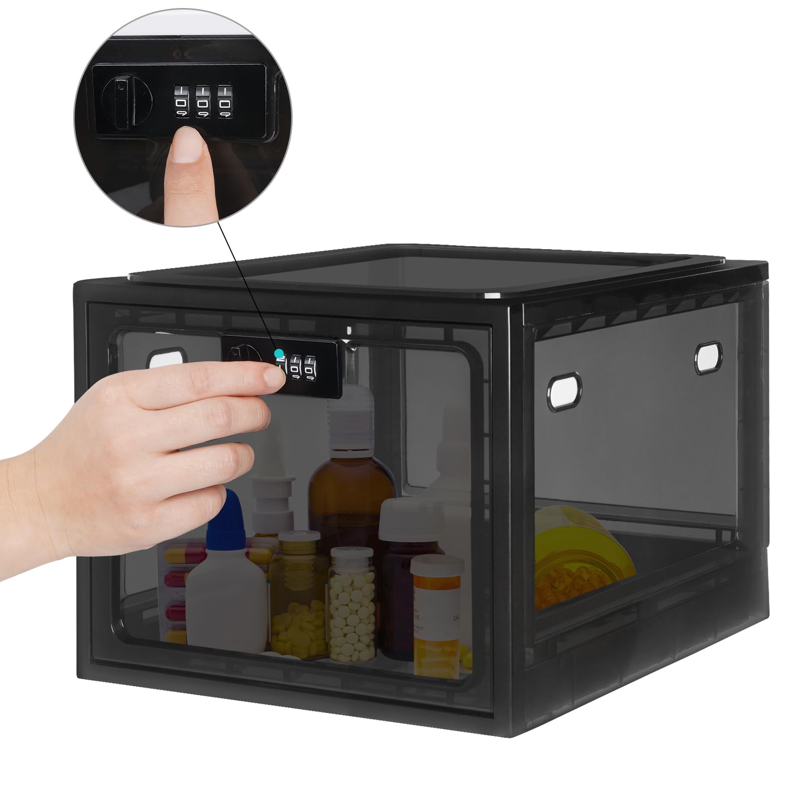 Caja Lalifebuss con sistema de tres paneles sin herramientas.