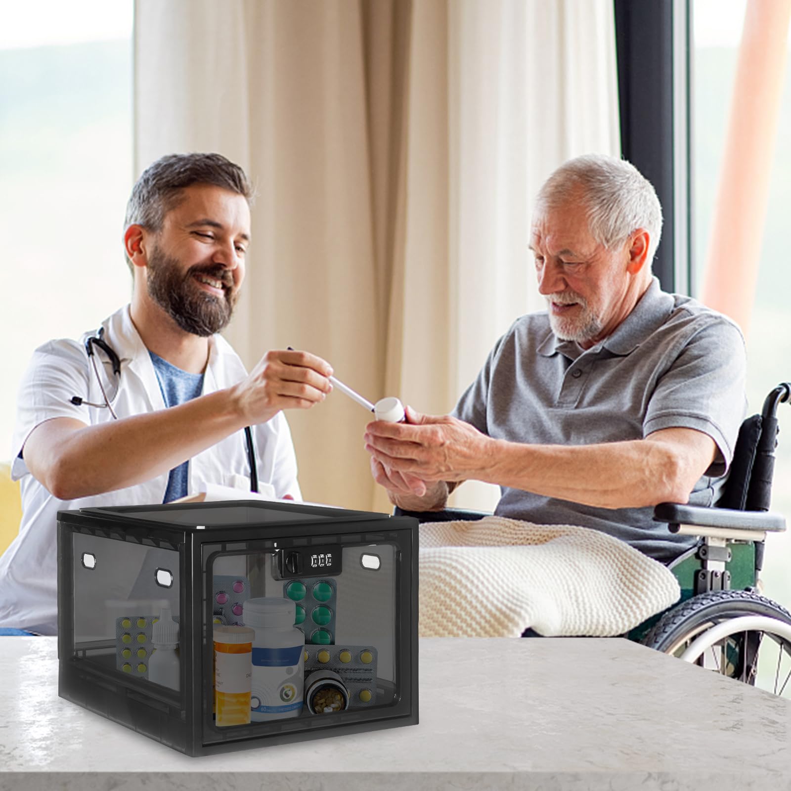 Gran capacidad de la caja Lalifebuss para objetos personales.