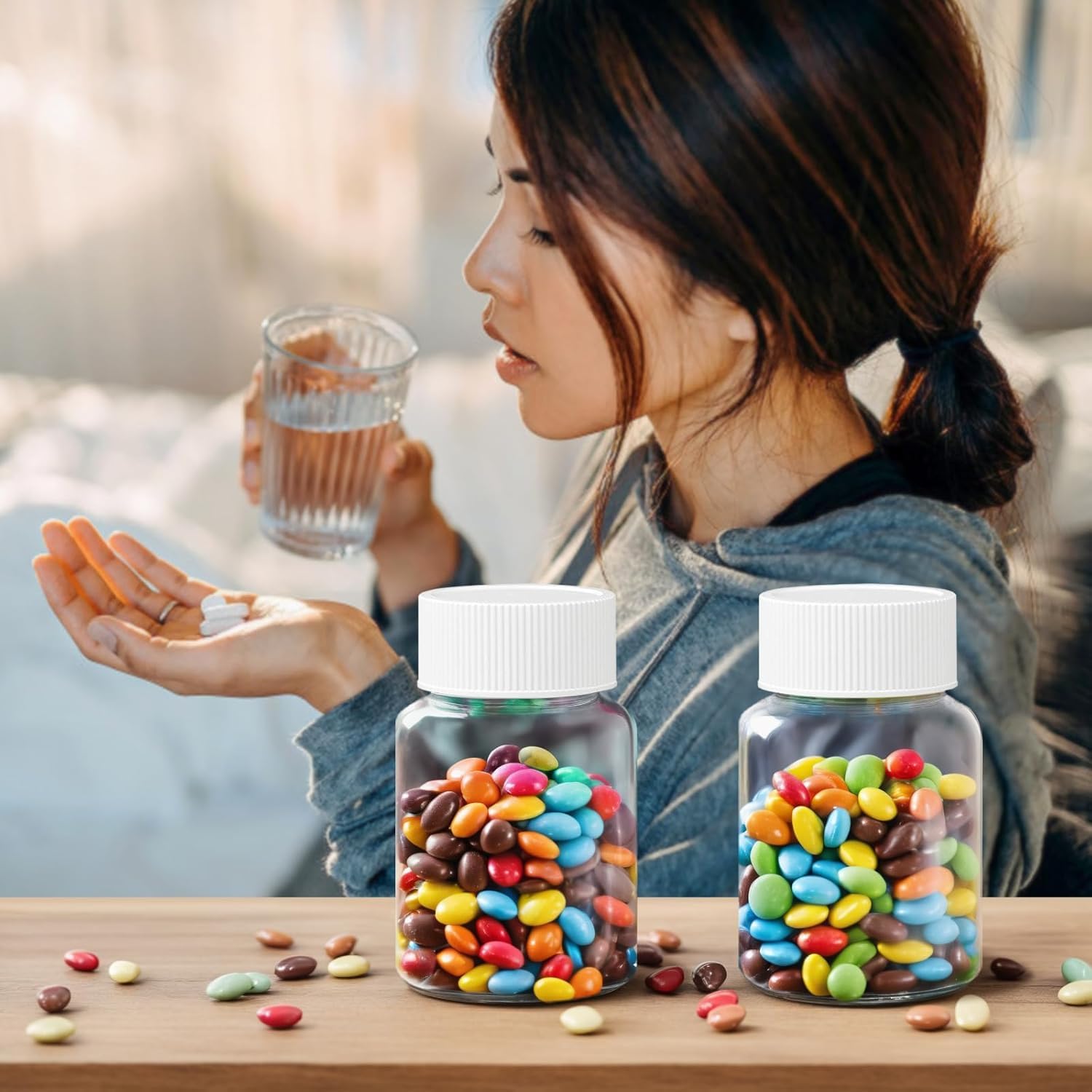 Lamoutor envases alimentarios 80 ml para pequeños snacks.