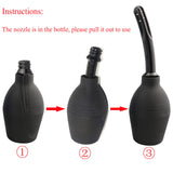 Lancsdom bulbo enema de 310 ml para limpieza intestinal segura
