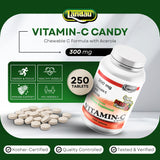 Landau Vitamina C certificación kosher OU, opción segura para familias que buscan calidad.