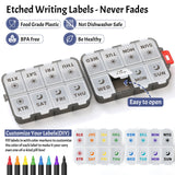 Landneoo-dos-compartimentos-extra: perfecto para medicinas no diarias.
