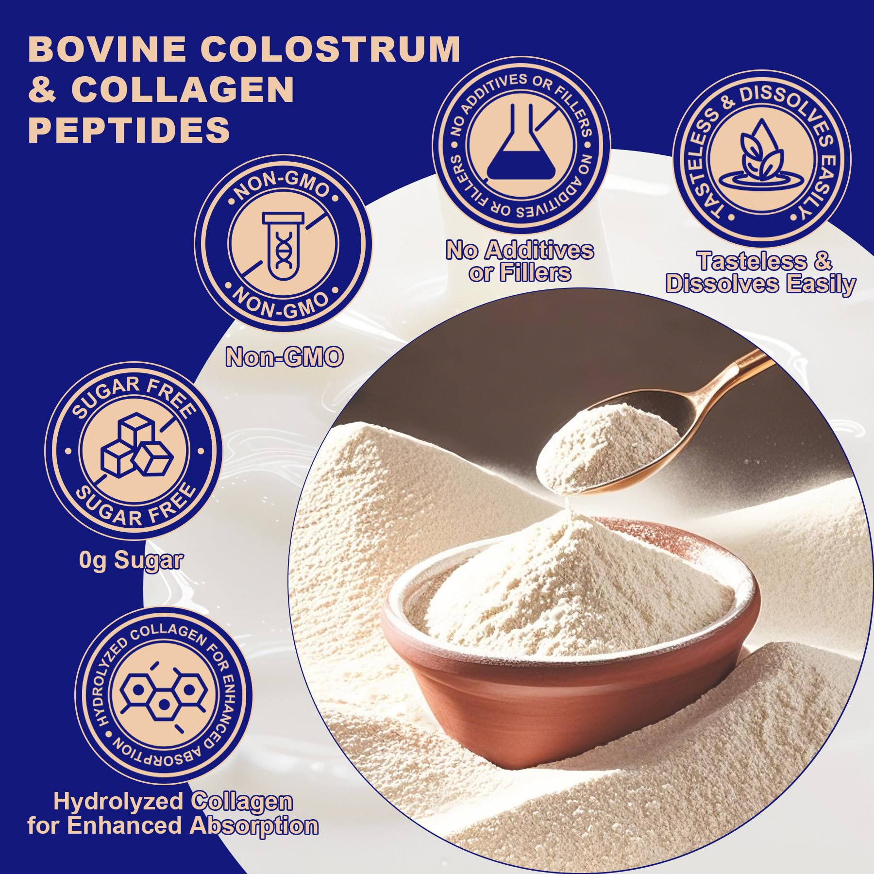 LanranBee ingredientes clave: L-glutamina y zinc para bienestar