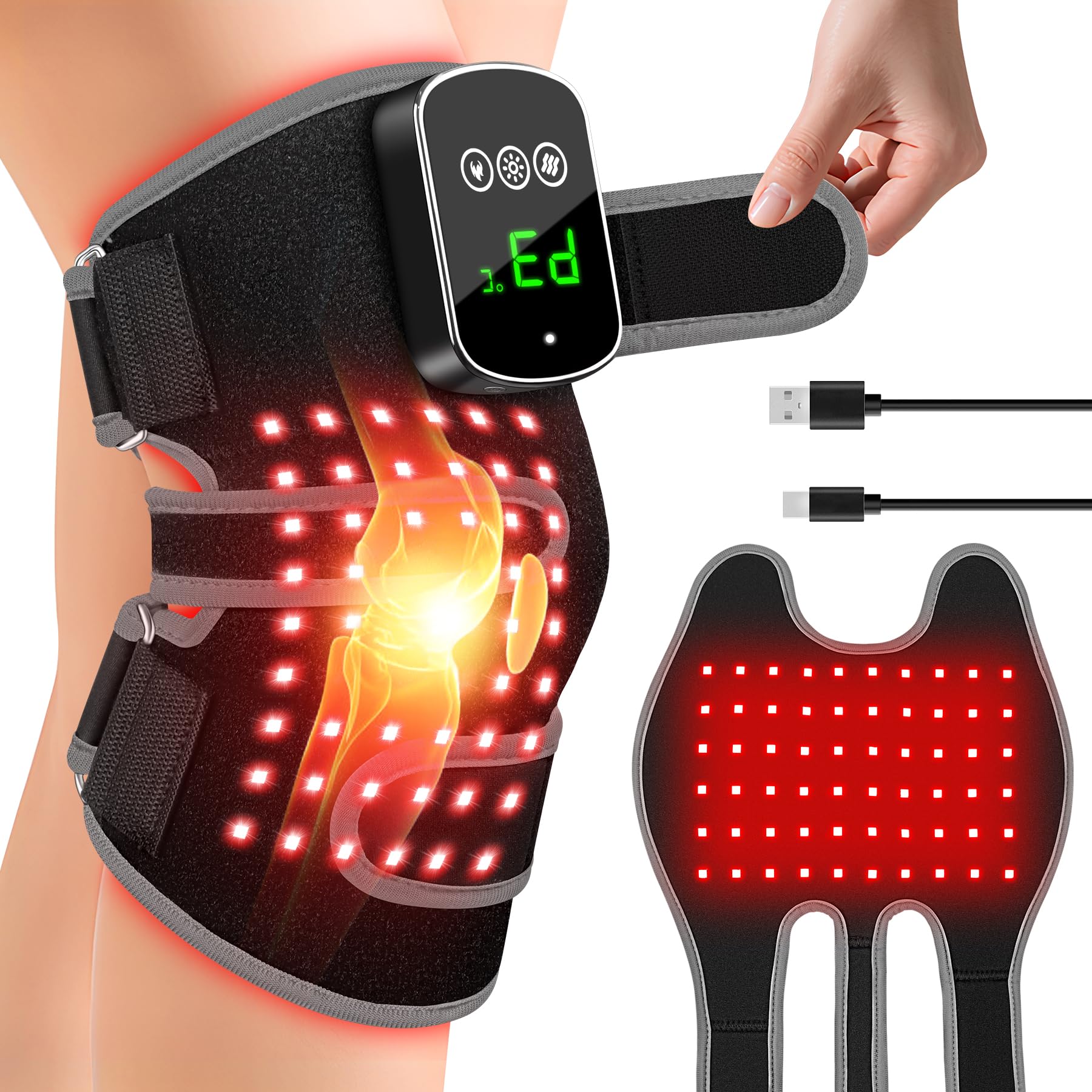 LanSuper terapia de luz roja para rodilla, enfocado en el área afectada para dolor leve