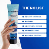 Larineco: cuidado suave para dientes sensibles durante el cepillado.