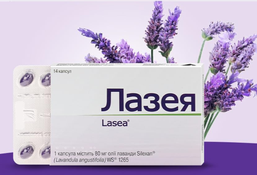 Cápsulas Lasea en primer plano para apoyo ante pensamientos acelerados